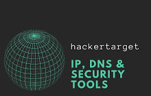 IP, DNS & Security Tools | HackerTarget.com