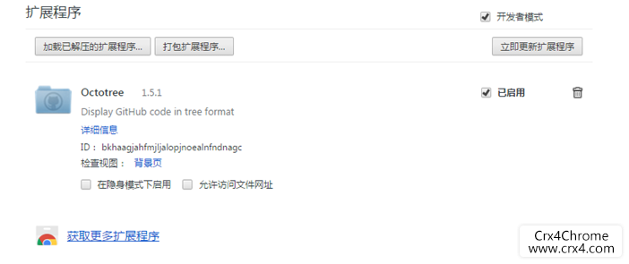 Octotree插件的Chrome安装与使用方法
