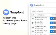 Snapfont - Preview fonts on any page